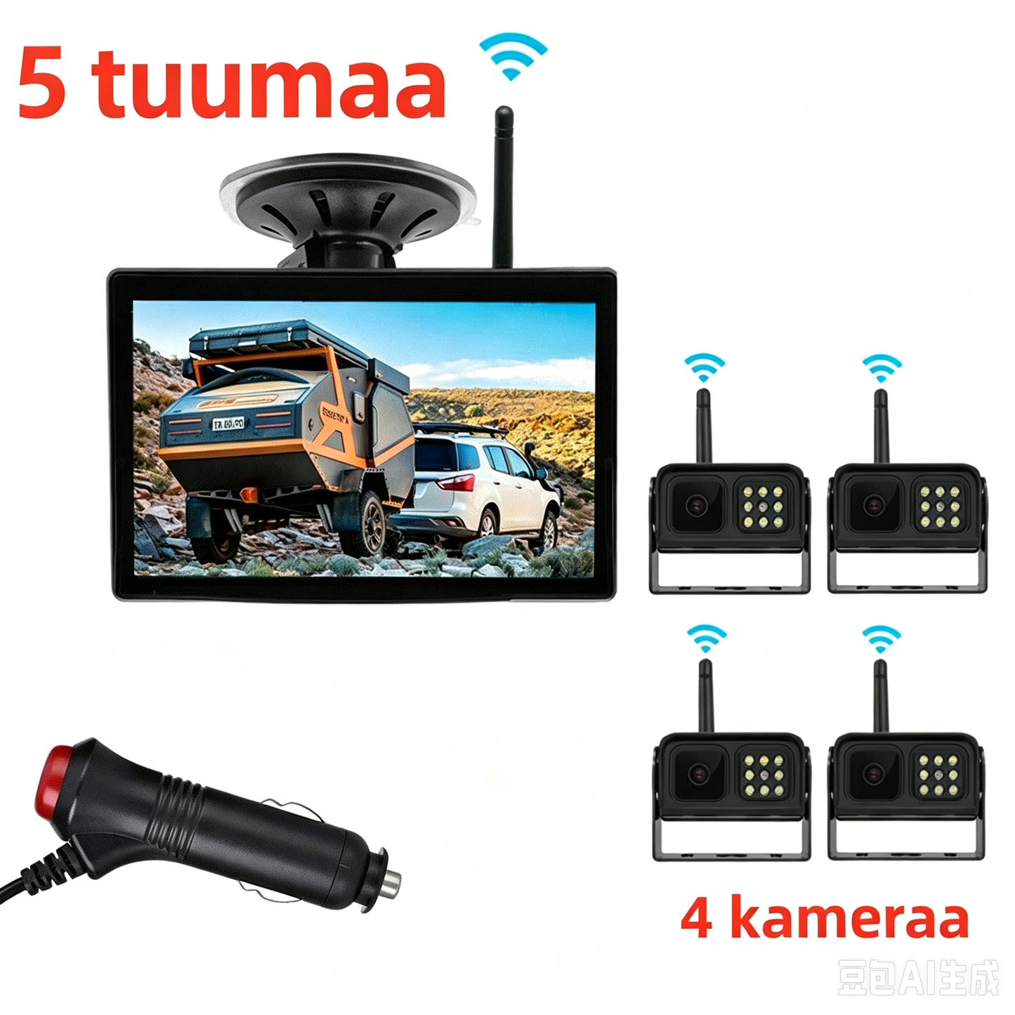 đ„đ UUSI 60% ALENNUS đ„ Langaton peruutuskamerajĂ€rjestelmĂ€ 1080p HD -laadulla