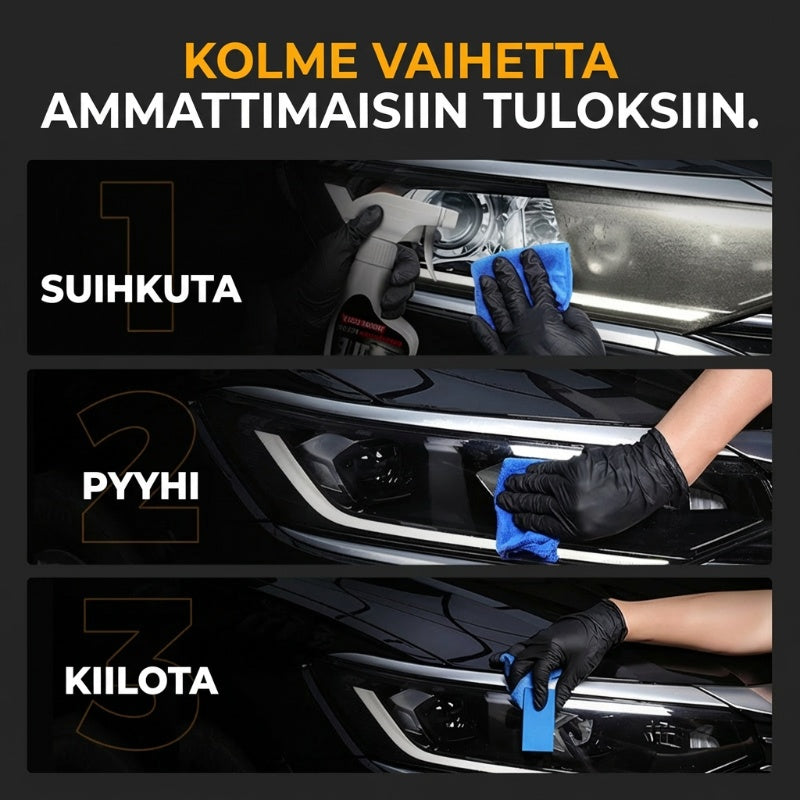 đ„ VIIMEINEN PĂIVĂ -50% ALE đ„ 180ml Ammattimainen Ajovalonpuhdistusaine SienellĂ€