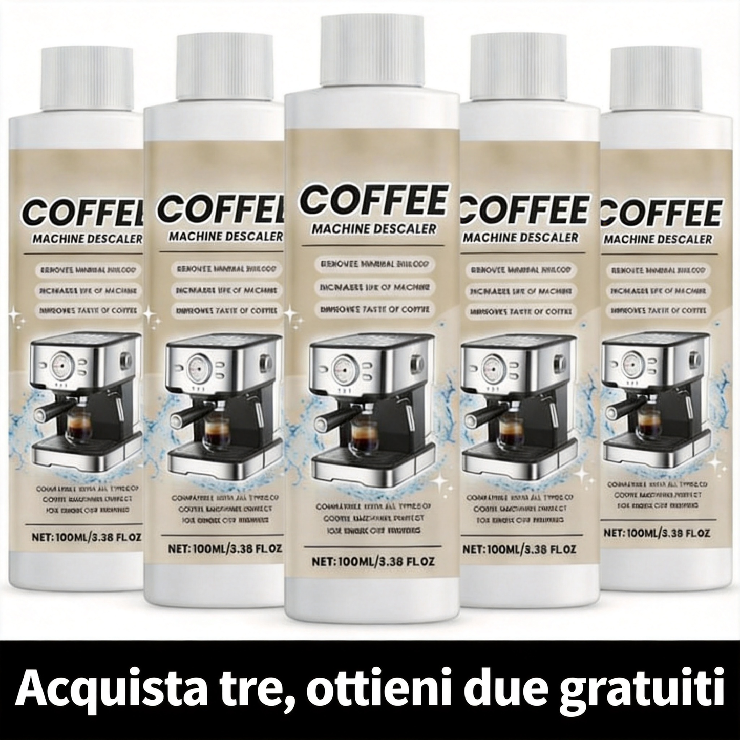 ☕ Yleiskäyttöinen kalkinpoistoaine kahvinkeittimille 🧼✅