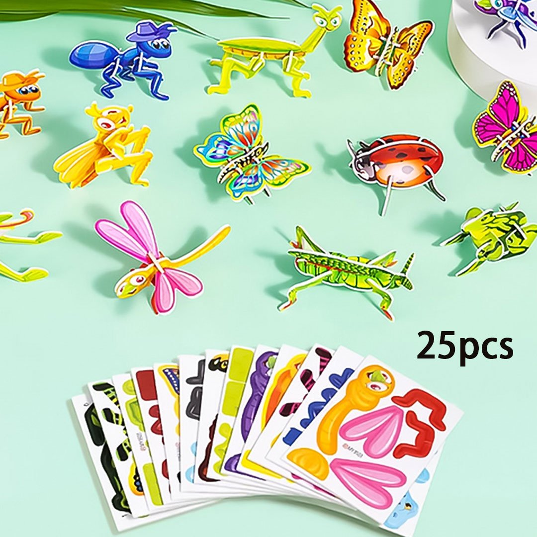 đŠ 50 % ALENNUS! đ§© OPETTAVA 3D-PALAPELI â 50-osainen pakkaus, jossa on vĂ€rikkĂ€itĂ€ dinosauruksia; kehittÀÀ luovuutta ja avaruudellista ajattelua 4-vuotiaille ja sitĂ€ vanhemmille đšâš
