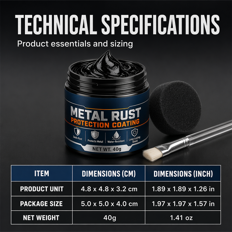 Metallin ruosteenestoaine – musta korjauspasta