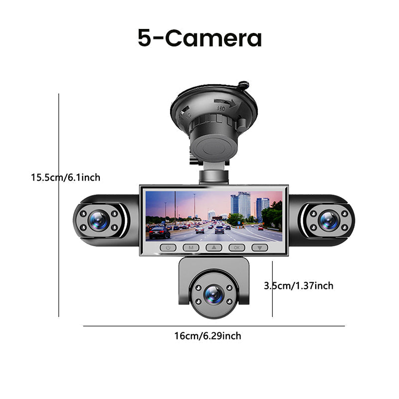 🚗 【Limitiertes Angebot – 50% Rabatt!】📹 HD 1080P Dashcam mit mehreren Objektiven und Nachtsicht! Mehrere Linsen, klare Sicht bei Tag & Nacht. 🔥✨