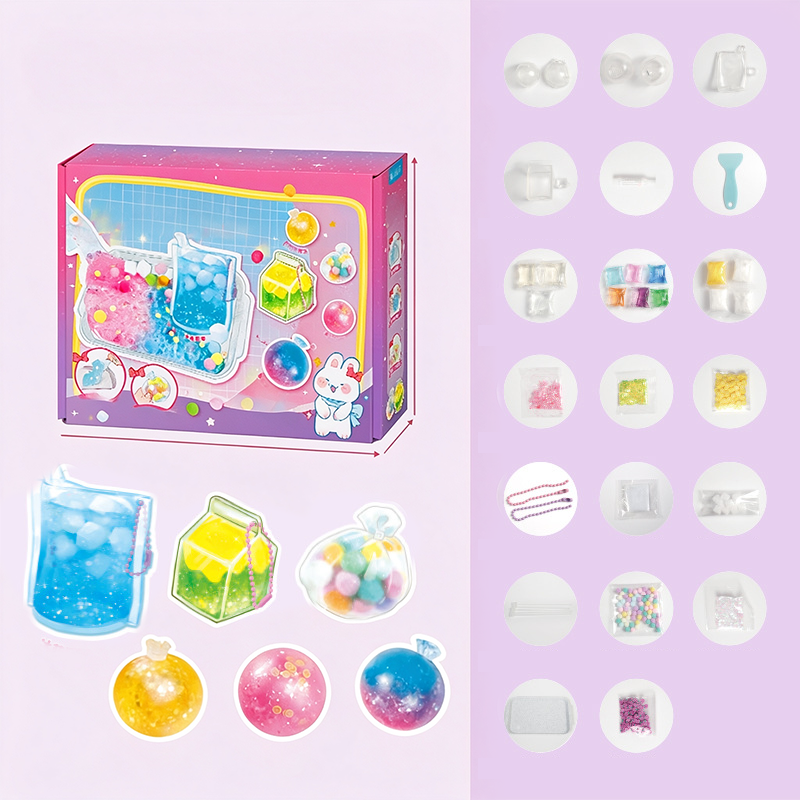 đ± đ§ Tee-se-itse paistetun jÀÀn squishy-lelusetti â Kissan kynsikuvioinen, squishy hauska ja luova â TĂ€ydellinen aistileikkeihin ja stressin lievitykseen lapsille âš