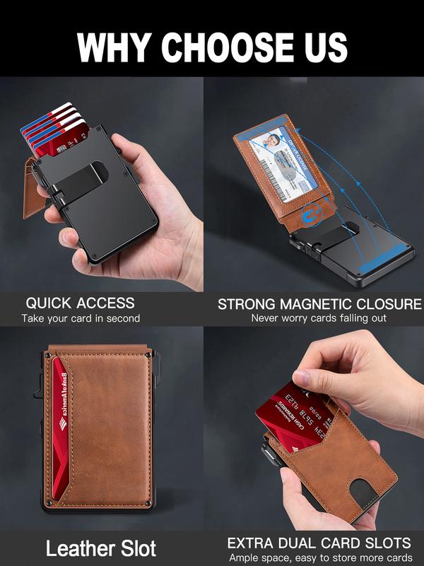 🔥🎁Uutuus: 50% ALENNUS – Miesten ohut lompakko RFID-suojalla