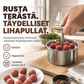 🔥Ruostumattomasta teräksestä valmistettu lihapullapuristin muotti