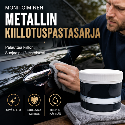 Monitoiminen metallin kiillotuspastasarja
