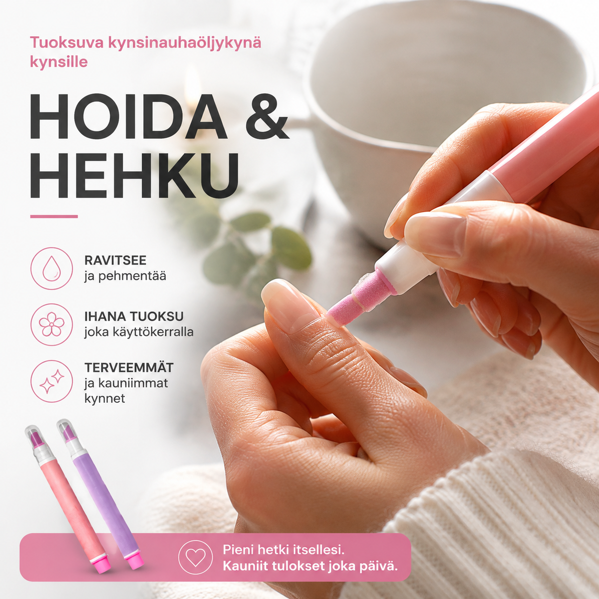 Tuoksuva kynsinauhaöljykynä kynsille