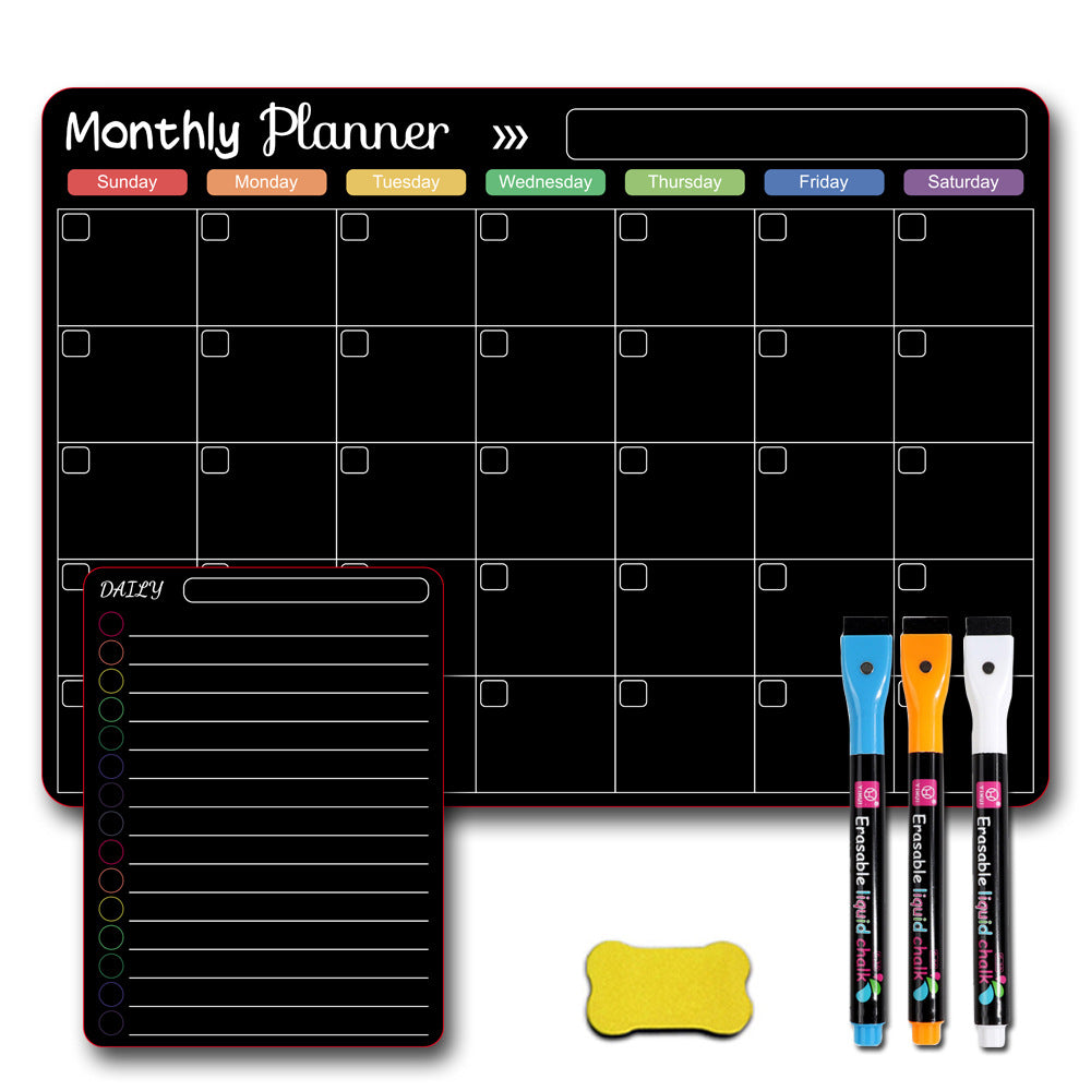 Magnetic Erasable Calendar Set