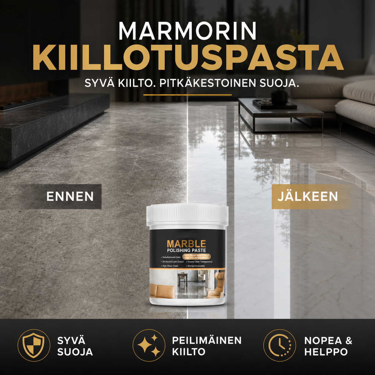 Marmorin kiillotuspasta