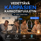 USB-ladattava vedettävä ulkokärpäskarkoitustuuletin