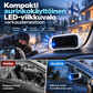 Kompakti aurinkokäyttöinen LED-vilkkuvalo varkaudenestoon