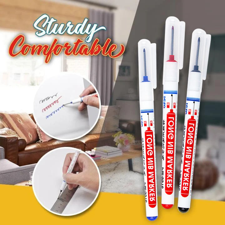 🔧 Precision Deep Hole Marker Pen – Professional Woodworking Tool for Accurate Marking in Hard-to-Reach Areas