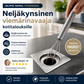 🔥Neljäkynsinen viemärinavaaja kotitalouksille