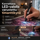 Kannettava LED-valolla varustettu timanttikynä