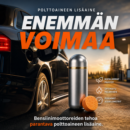 Bensiinimoottoreiden tehoa parantava polttoaineen lisäaine