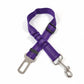 🐶🚗 Reflective Elastic Pet Seat Belt – Adjustable Car Restraint with Shock-Absorbing Buffer