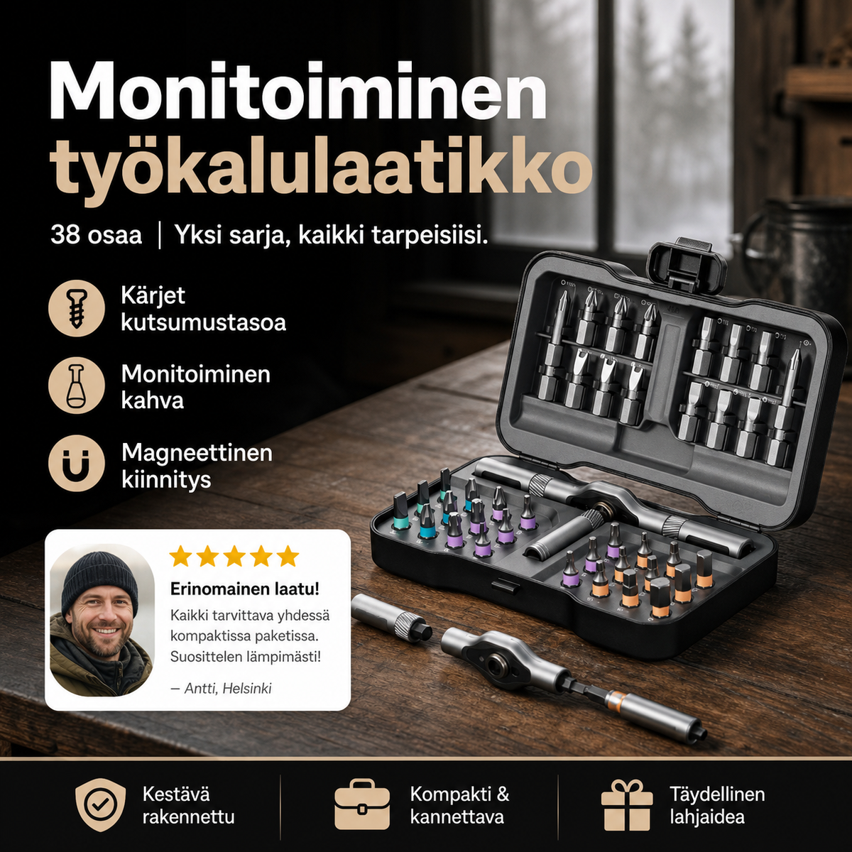 🔥 Edistäminen 50% POIS - Monitoiminen työkalulaatikko