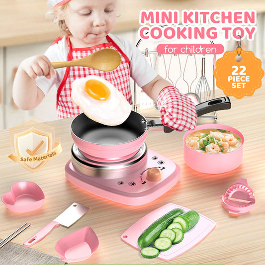 🎁Lasten Oikean Kokkauksen Minikeittiölelut - 22 osaa setti