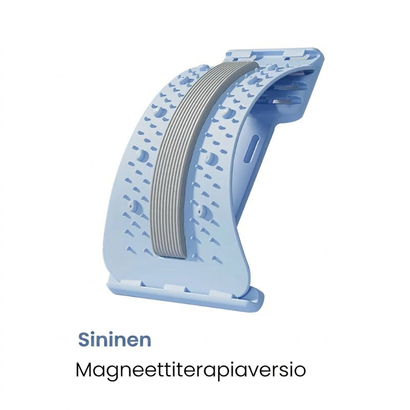 Magneettiterapia, akupunktio, hieronta, lannerangan paarit