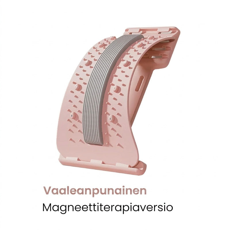 Magneettiterapia, akupunktio, hieronta, lannerangan paarit