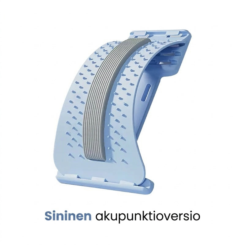 Magneettiterapia, akupunktio, hieronta, lannerangan paarit