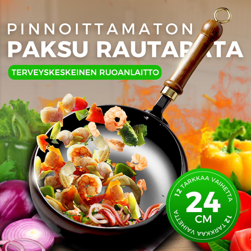 ⏳Aikarajoitettu tarjous⌛ Peittämätön paksurautainen kattila