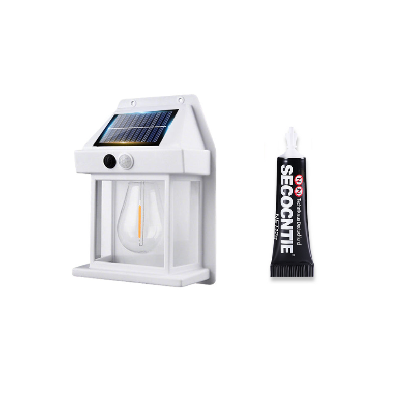 🎁 50 % ALENNUS! 💡 AURINKOENERGIALLINEN SEINÄVALAISIN – Liiketunnistin ja säänkestävä 🌟🛒