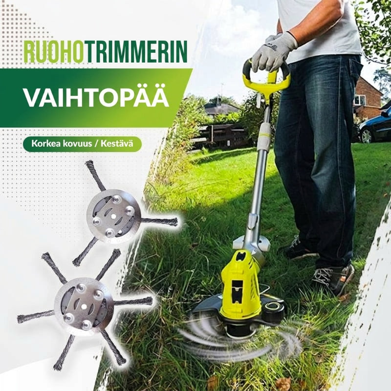 🔄  50 %:N ALENNUS NYT! ⚙️ Ruohotrimmerin vaihtopää – työkaluja vaativa pikavaihto, takertumaton rakenne ja yleinen yhteensopivuus ✂️