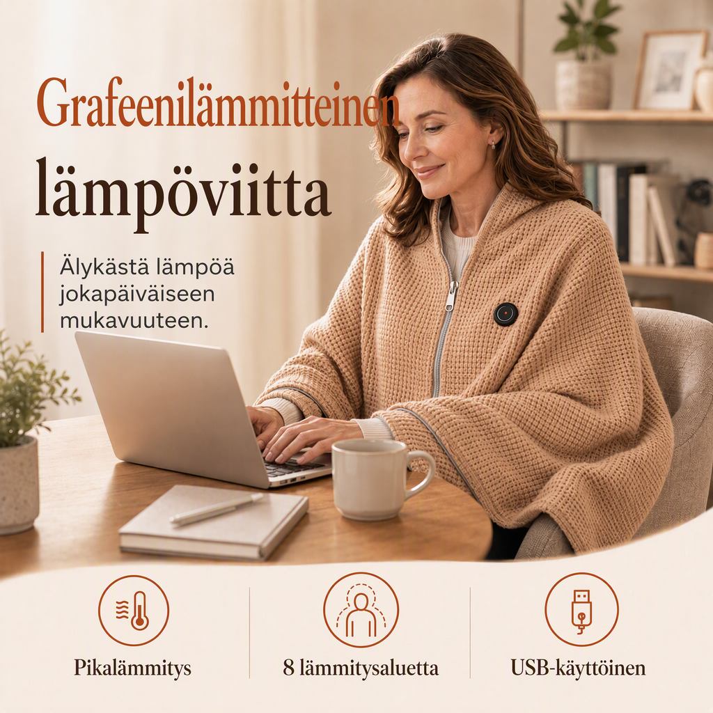 🎅 Parhaat talvilahjat 🔥 kannettava lämmitetty huivi