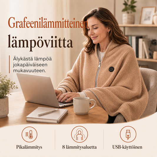 🎅 Parhaat talvilahjat 🔥 kannettava lämmitetty huivi