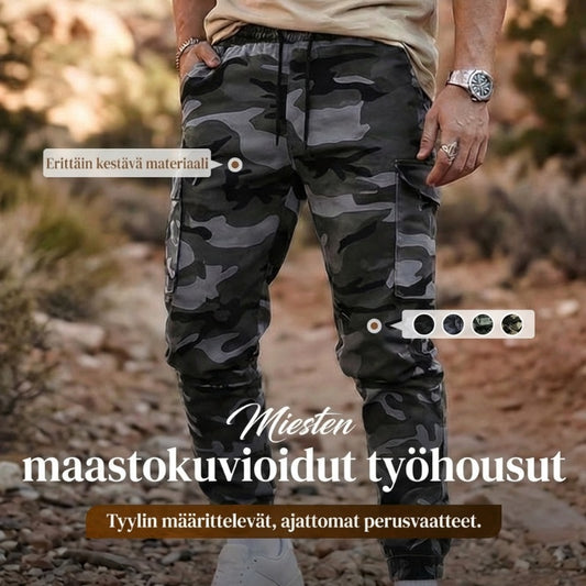 Laadukkaat camouflage-housut miehille