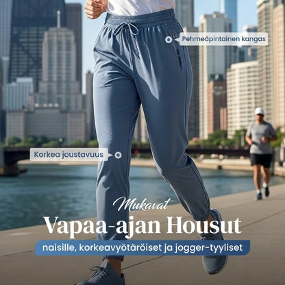 💖💖 VIIMEINEN PÄIVÄ – 50 % ALENNUS! 💖🎁 Unisex-malliset, erittäin pehmeät joustohousut, jotka istuvat täydellisesti ja luovat rennon tyylin