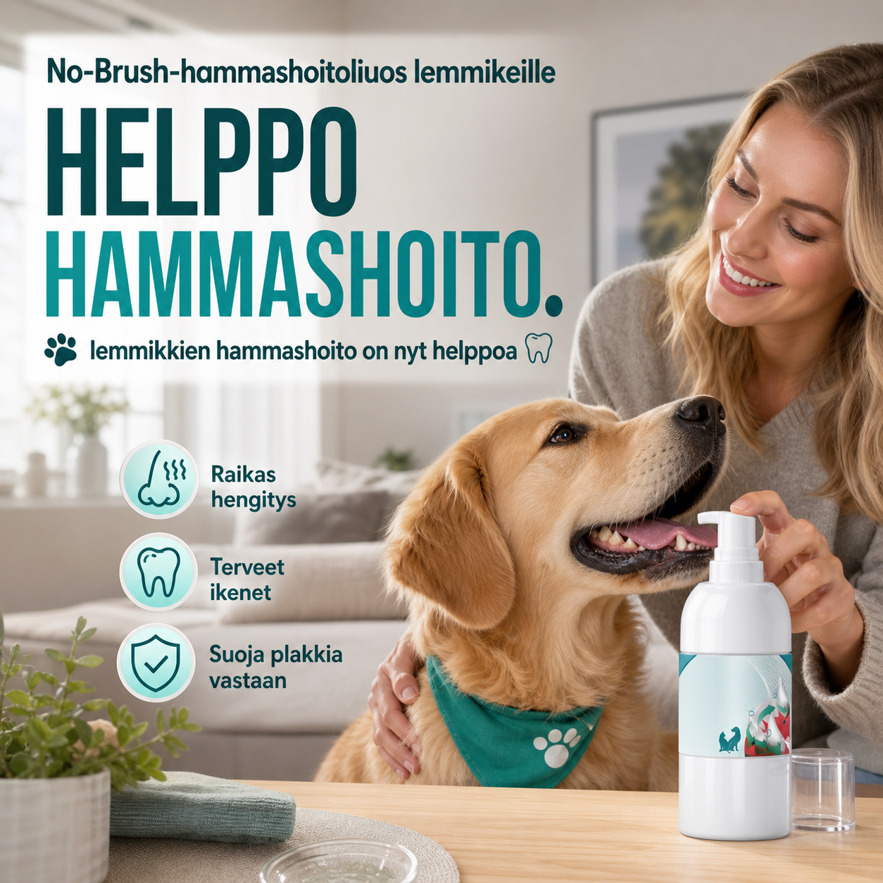 🐾No-Brush Pet Dental Care Liquid– Pet Dental Care Made Easy🦷