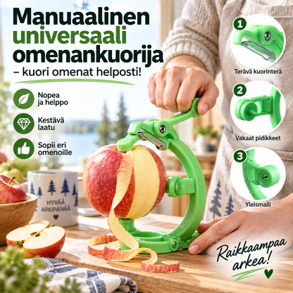 ⏳Aikarajoitettu 50% alennus! 💥 Manuaalinen universaali omenankuorija – kuori omenat helposti!