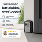 Turvallinen lattialukko-ovestoppari