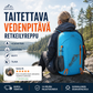 🔥🎁 2+1 ILMAISEKSI!!🥳 💞 YLI 50 000 KAPPALETTA MYYTY! ⚡🎒 Taitettava, vedenpitävä retkeilyreppu