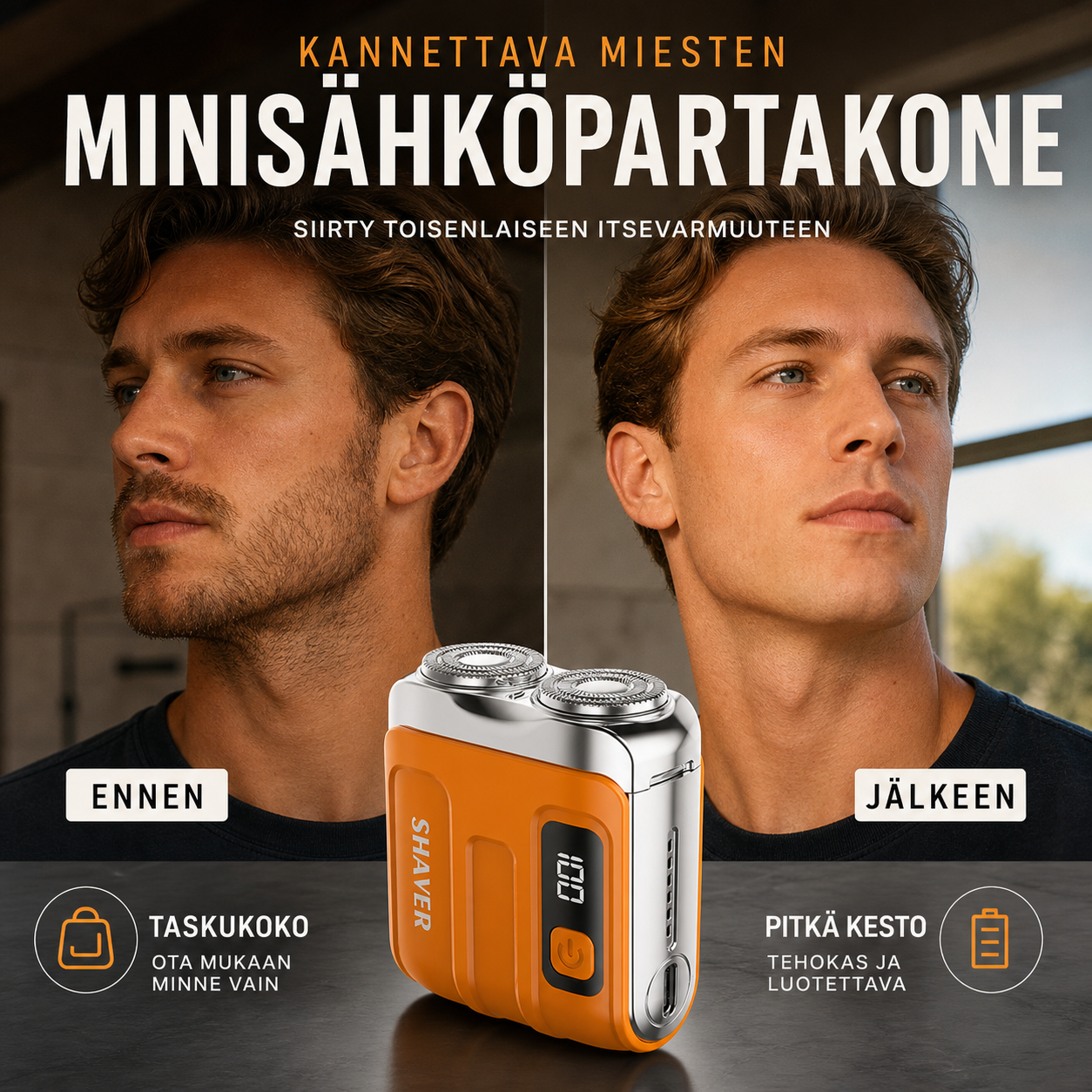 Kannettava miesten minisähköpartakone