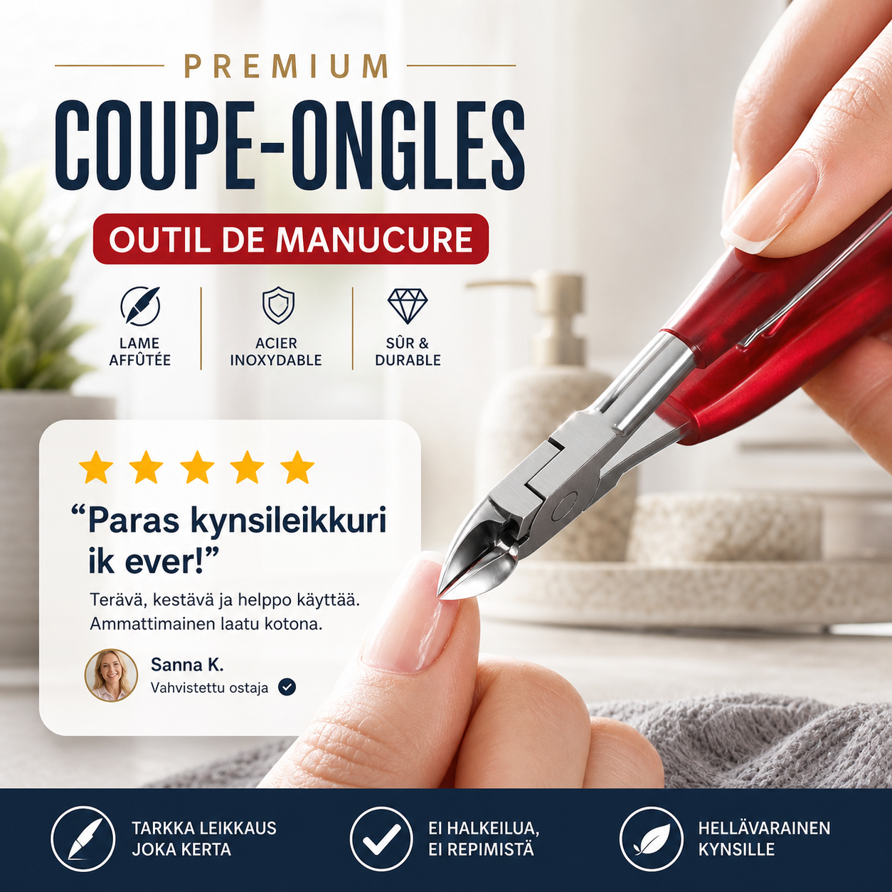 Coupe-ongles Outil de manucure🔥2 pièces livraison gratuite 🔥