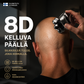 8D-kelluva päällä varustettu sähköparranajokone