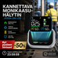 Kannettava monikaasuhälytin, jossa on LCD-näyttö ja varakäyttöakku