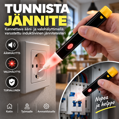 Kannettava ääni - ja valohälyttimellä varustettu induktiivinen jännitetesteri
