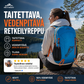 🔥🎁 2+1 ILMAISEKSI!!🥳 💞 YLI 50 000 KAPPALETTA MYYTY! ⚡🎒 Taitettava, vedenpitävä retkeilyreppu