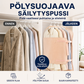 📦 Pölysuojaava säilytyspussi 👚🛡️ Rautaseinillä, pölyltä ja kosteudelta suojaava – yksi pussi mahtuu koko perheen sesonkivaatteille!