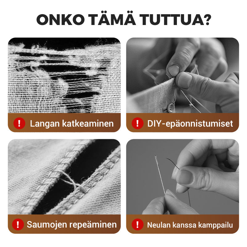 🧵37-osainen ompelutyökalusarja – kaikki mitä tarvitset luomiseen ja korjaamiseen tyylillä ✂️✨