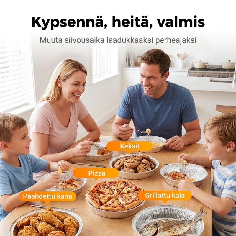 🔥Kuuma tarjous🔥Öljynkestävä alumiinifoliolla päällystetty peltilaatikko