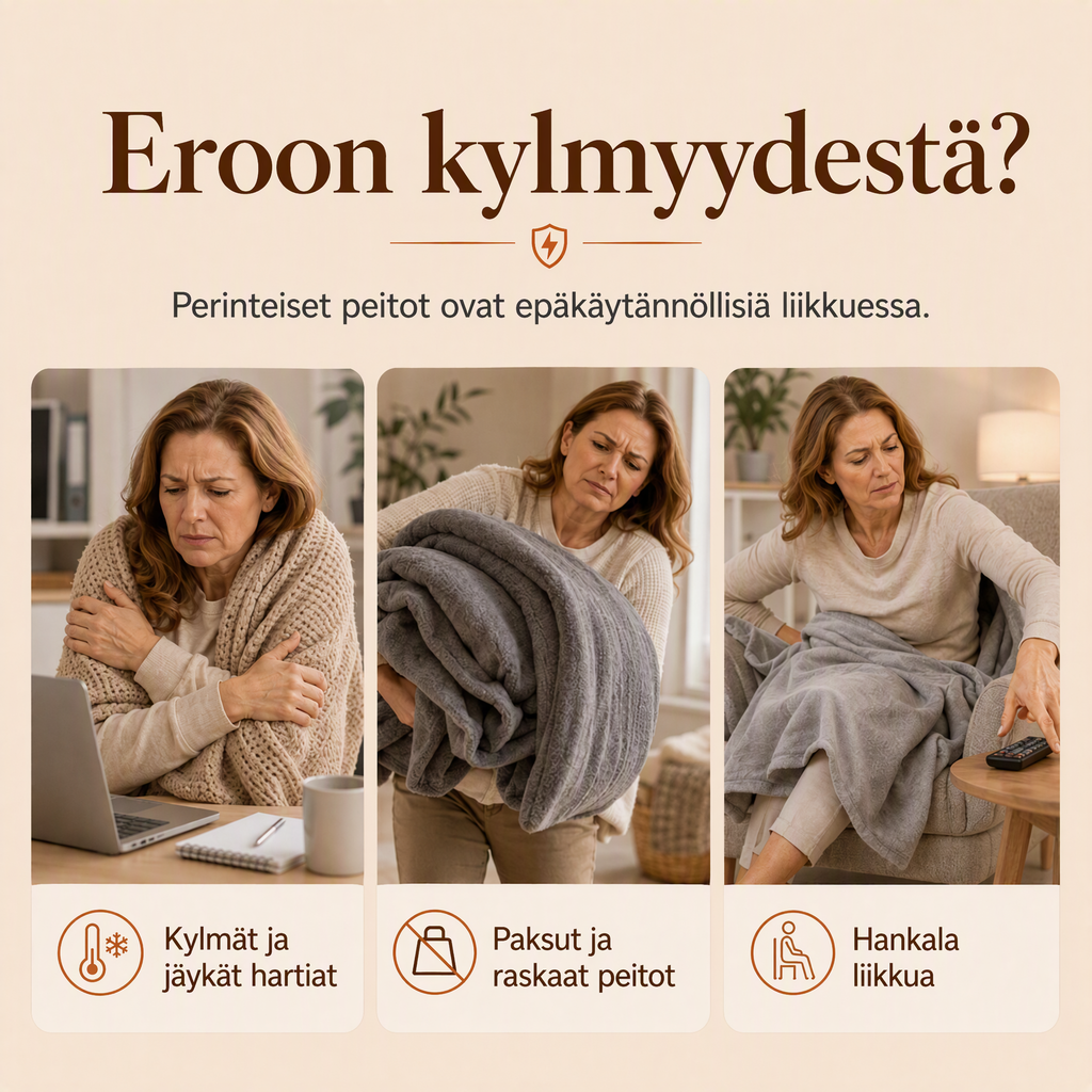 🎅 Parhaat talvilahjat 🔥 kannettava lämmitetty huivi