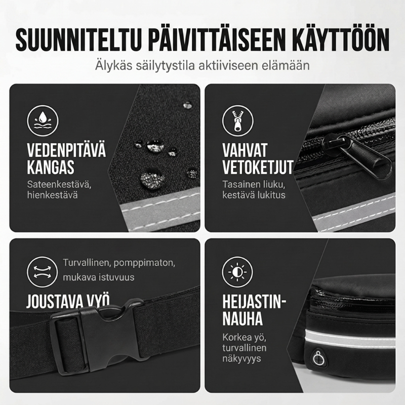 💥Urheiluvälineet💥stretch ulkona urheilu vyötärölaukku