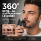 📢Rajoitetun ajan tarjous !! ⏰360° nenä- ja korvakarvanleikkuri – IPX7-pestävä ja 30 päivän akunkesto