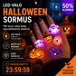 🎁 LED-Valo Halloween Sormus 😍 - 50 kpl setti