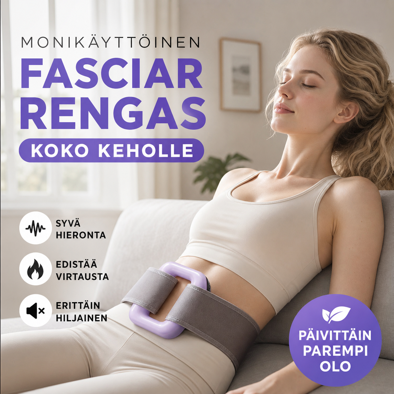 🏆Monikäyttöinen fasciarengas koko keholle🌿👑